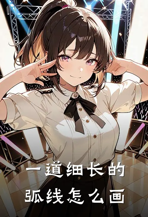 一道细长的弧线怎么画