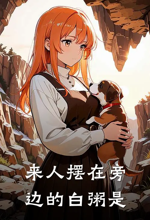 来人摆在旁边的白粥是