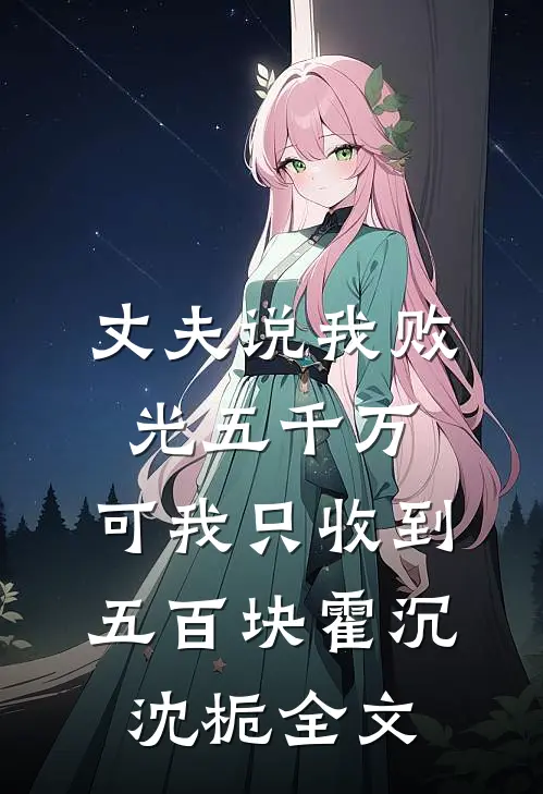 丈夫说我败光五千万，可我只收到五百块霍沉沈栀全文